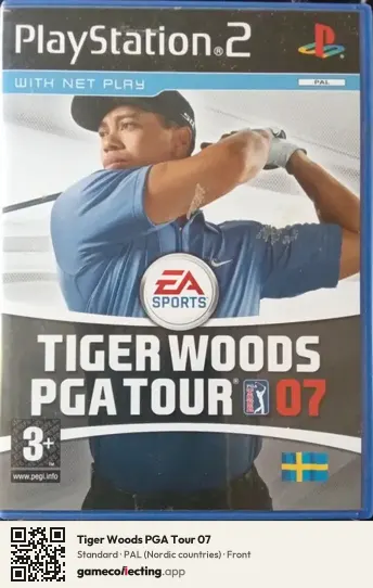 Tiger Woods PGA Tour 07 PlayStation 2, Nordic countries box front