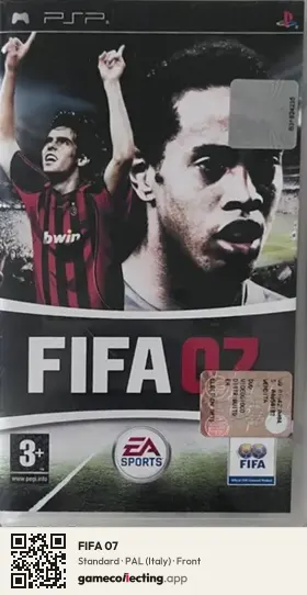 FIFA 07 PlayStation Portable, Italy box front
