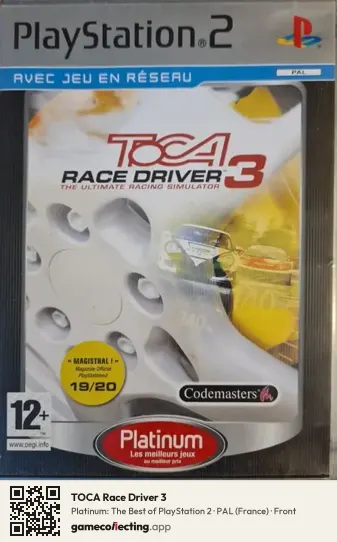 TOCA Race Driver 3 PlayStation 2, France box front