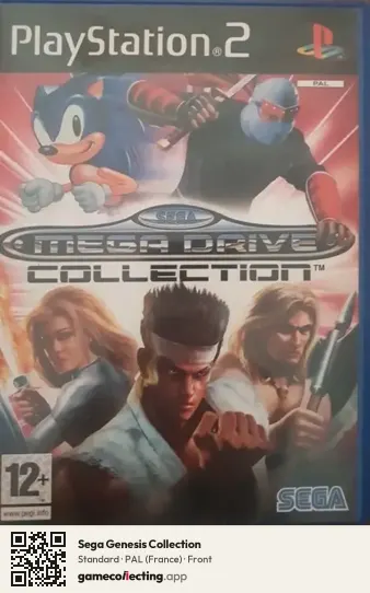 Sega Genesis Collection PlayStation 2, France box front