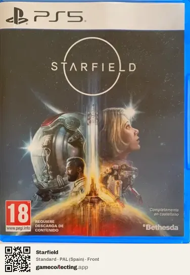 Starfield PlayStation 5, Spain box front