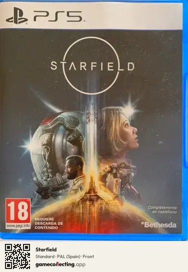 Starfield PlayStation 5, Spain box front