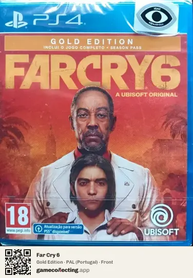 Far Cry 6 PlayStation 4, Portugal box front