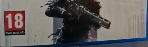Killzone: Shadow Fall, the PEGI square on its front
