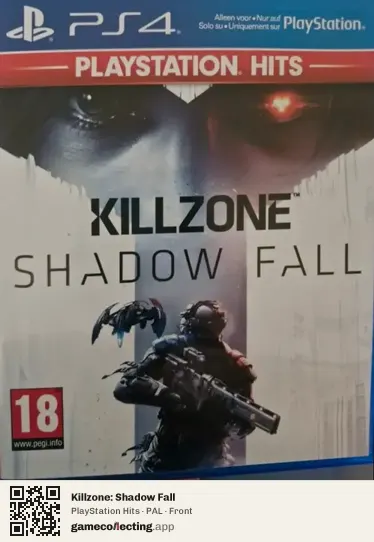 Killzone: Shadow Fall PlayStation 4, PAL box front