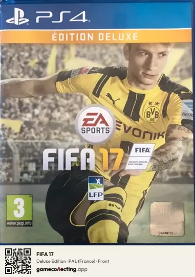 FIFA 17 PlayStation 4, France box front