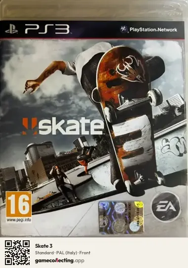 Skate 3 PlayStation 3, Italy box front
