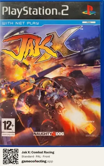 Jak X: Combat Racing PlayStation 2, PAL box front