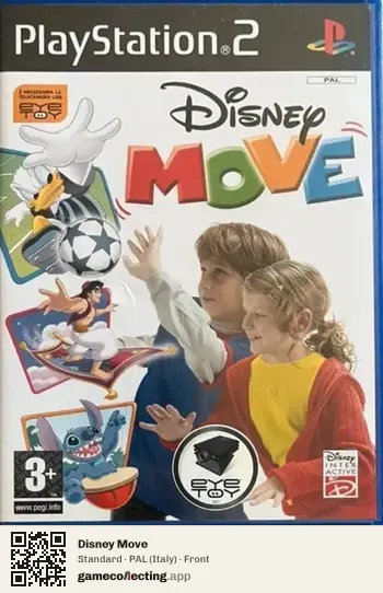 Disney Move PlayStation 2, Italy box front