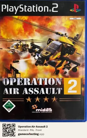 Operation Air Assault 2 PlayStation 2, PAL box front