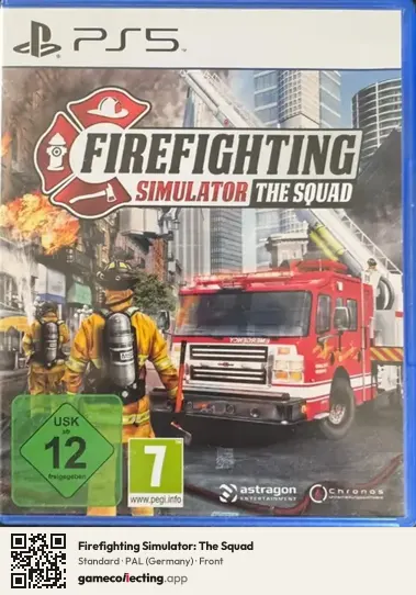Firefighting Simulator: The Squad PlayStation 5, Germany box front