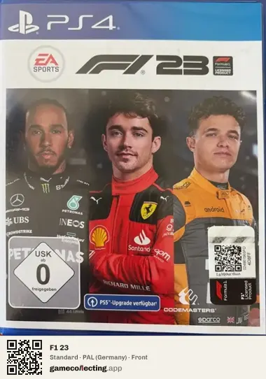 F1 23 PlayStation 4, Germany box front