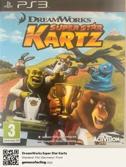 DreamWorks Super Star Kartz PlayStation 3, Germany box front