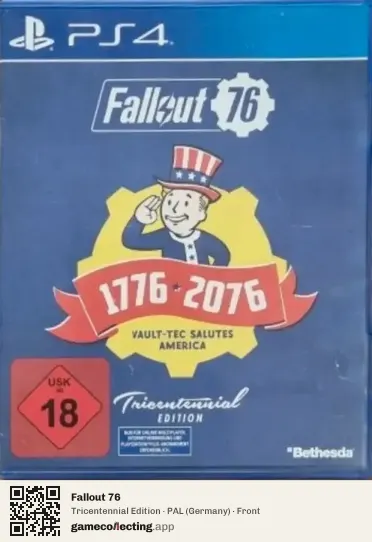Fallout 76 PlayStation 4, Germany box front