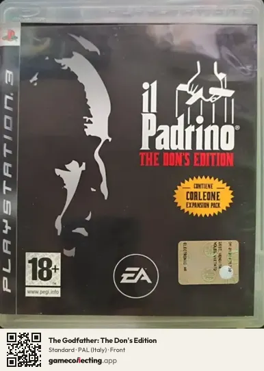 The Godfather: The Don's Edition PlayStation 3, Italy box front