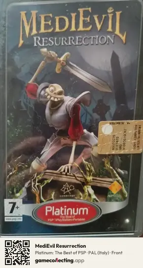 MediEvil Resurrection PlayStation Portable, Italy box front