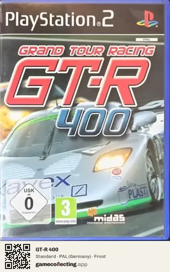GT-R 400 PlayStation 2, Germany box front