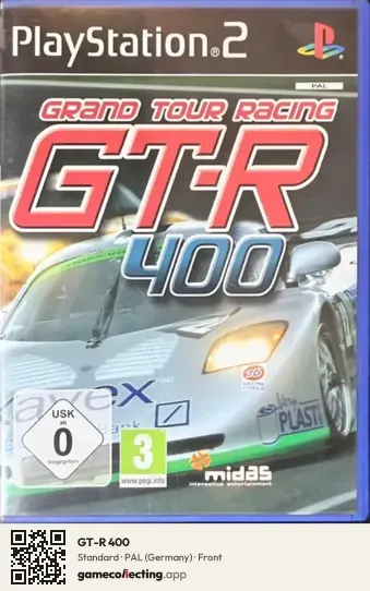 GT-R 400 PlayStation 2, Germany box front