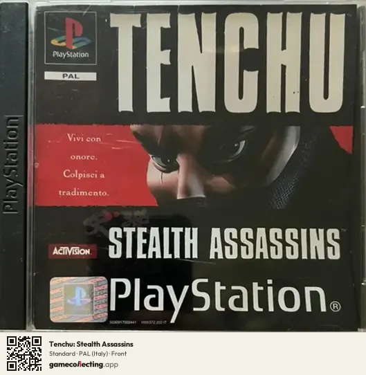 Tenchu: Stealth Assassins PlayStation, Italy box front