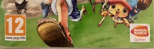 One Piece: Unlimited World Red, the PEGI square on its front