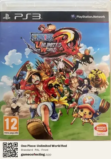 One Piece: Unlimited World Red PlayStation 3, PAL box front
