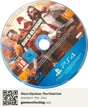 Disco Elysium: The Final Cut PlayStation 4, PAL disc