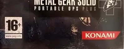 Metal Gear Solid: Portable Ops Plus, the PEGI square on its front