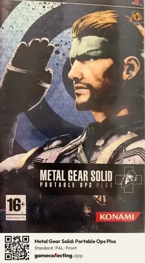 Metal Gear Solid: Portable Ops Plus PlayStation Portable, PAL box front
