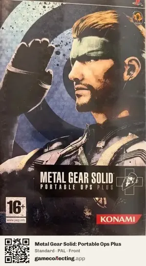 Metal Gear Solid: Portable Ops Plus PlayStation Portable, PAL box front