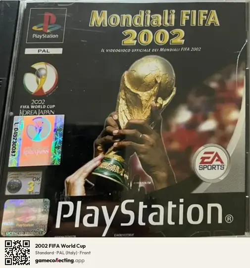2002 FIFA World Cup PlayStation, Italy box front