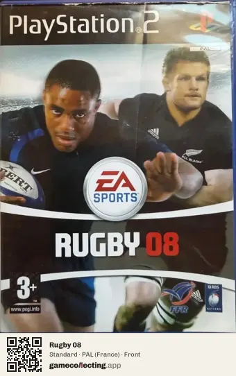 Rugby 08 PlayStation 2, France box front