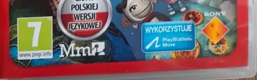 LittleBigPlanet 2, the PEGI square on its front
