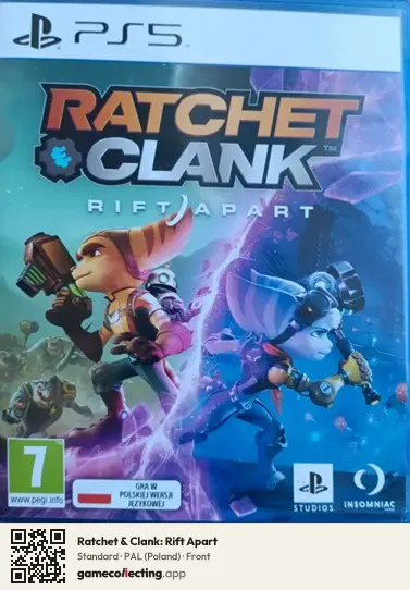 Ratchet & Clank: Rift Apart PlayStation 5, Poland box front