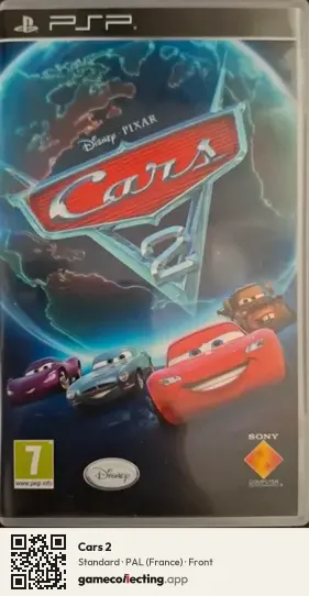 Cars 2 PlayStation Portable, France box front
