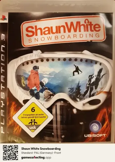 Shaun White Snowboarding PlayStation 3, Germany box front