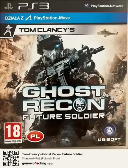 Tom Clancy's Ghost Recon: Future Soldier PlayStation 3, Poland box front