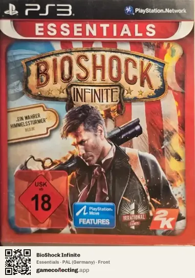 BioShock Infinite PlayStation 3, Germany box front