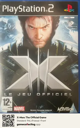 X-Men: The Official Game PlayStation 2, France box front