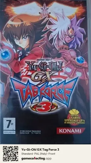 Yu-Gi-Oh! GX Tag Force 3 PlayStation Portable, Italy box front