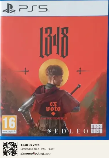 1348 Ex Voto PlayStation 5, PAL box front