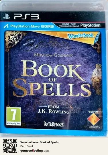 Wonderbook: Book of Spells PlayStation 3, PAL box front