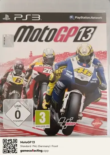 MotoGP 13 PlayStation 3, Germany box front