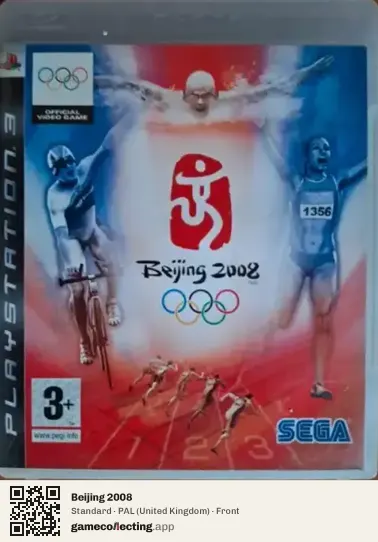 Beijing 2008 PlayStation 3, United Kingdom box front