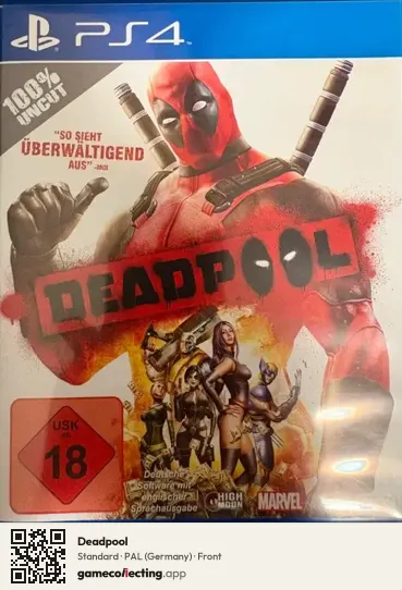 Deadpool PlayStation 4, Germany box front