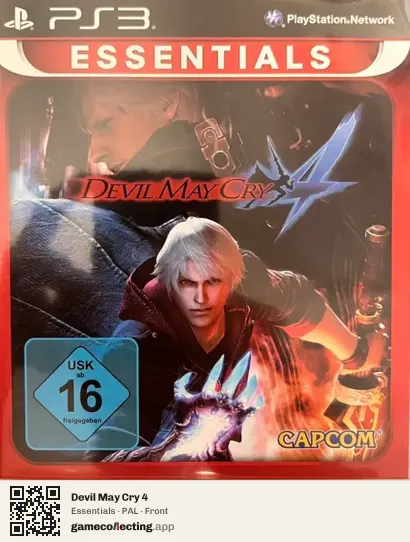 Devil May Cry 4 PlayStation 3, PAL box front