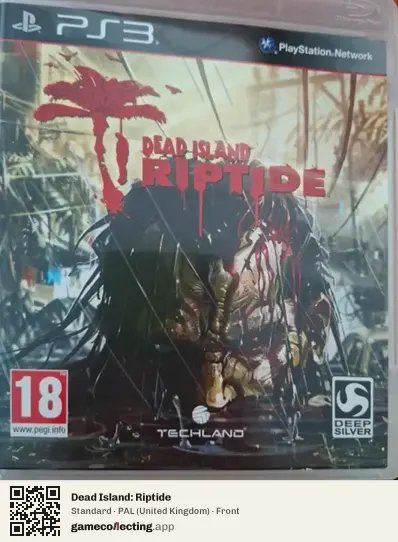 Dead Island: Riptide PlayStation 3, United Kingdom box front
