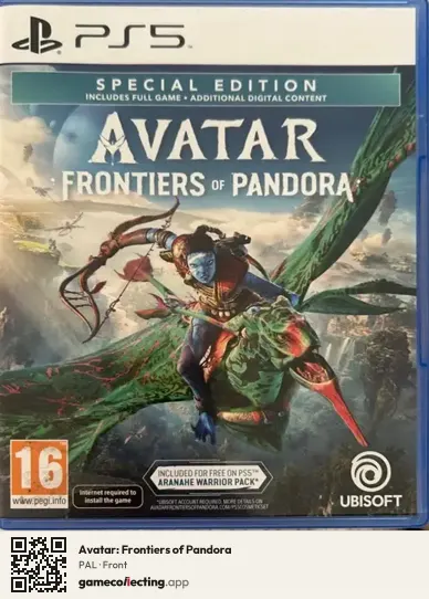 Avatar: Frontiers of Pandora PlayStation 5, PAL box front