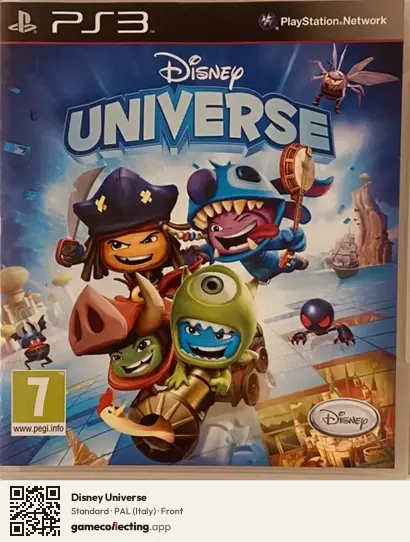 Disney Universe PlayStation 3, Italy box front