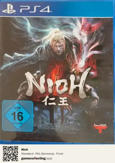 Nioh PlayStation 4, Germany box front