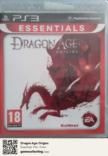 Dragon Age: Origins PlayStation 3, PAL box front